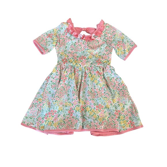 Charlie’s Project Floral Flower Tie Back Dress 2T EUC - Picture 1 of 3